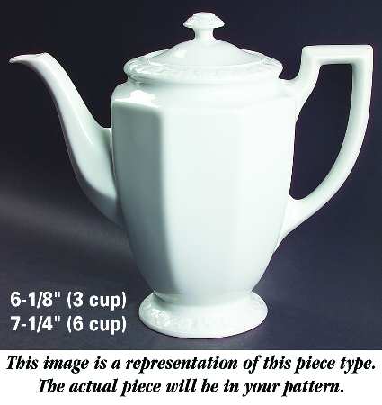 R1482 Small Coffee Pot & Lid by Rosenthal - Continental