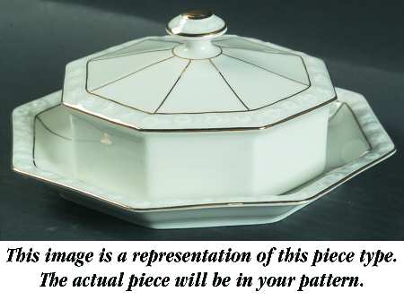 R1482 Round Covered Butter by Rosenthal - Continental