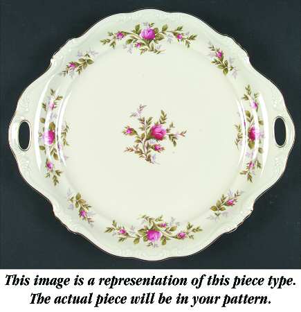 R466 Handled Cake Plate