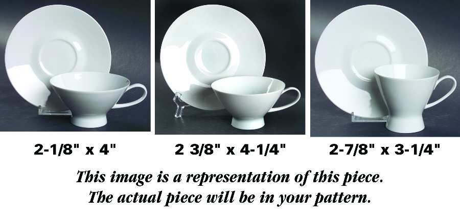 R688 Footed Cup & Saucer Set