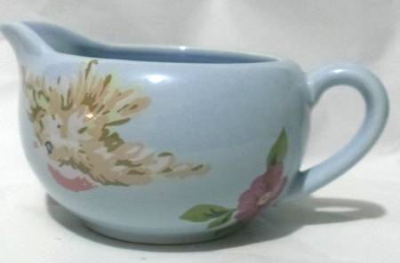 Songbird Garden Periwinkle Creamer