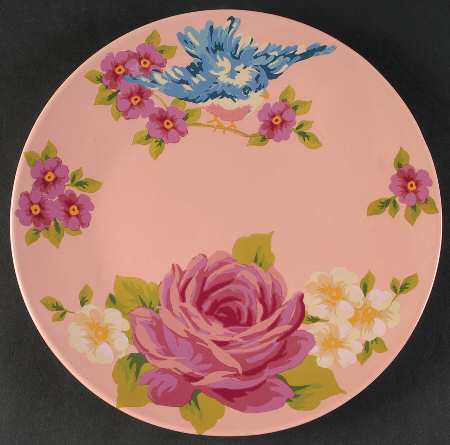 Songbird Garden Pink by Rosie B Farmer