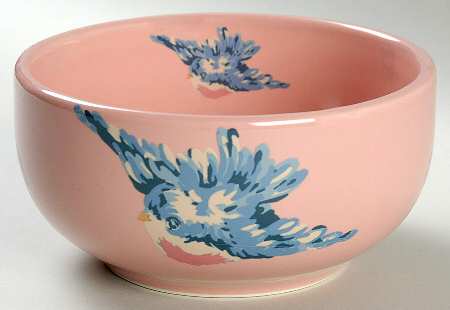 Songbird Garden Pink Coupe Cereal Bowl