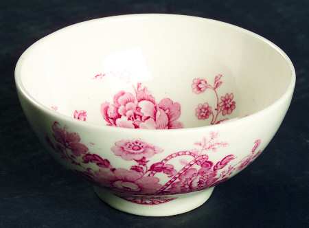 Charlotte Pink (Smooth) Open Sugar Bowl