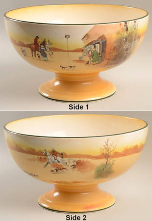 Hunting (John Peel, Earthenware) Punch Bowl
