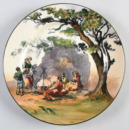 Gleaners and Gypsies Luncheon Plate