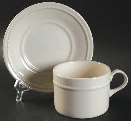 Manhattan Flat Cup & Saucer Set