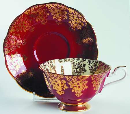 Empress Series Footed Cup & Saucer Set