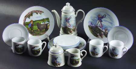 Heidi & Peter (17 Piece) Child's Coffee Set