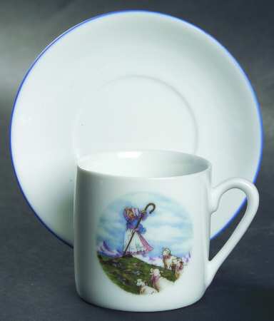 Heidi & Peter Flat Demitasse Cup & Saucer Set