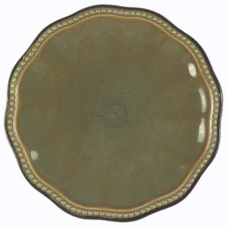 Hobnail Fall Green by Roscher &amp; Co