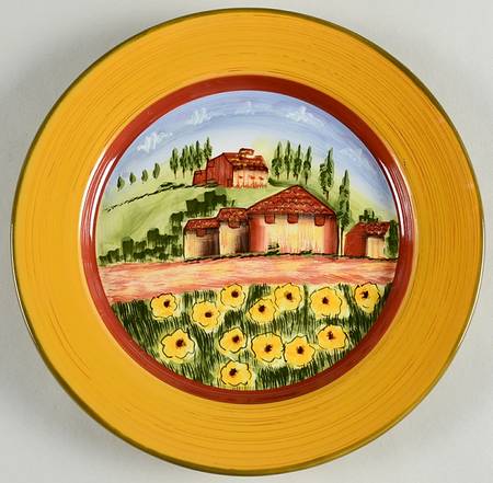 Douce Provence Countryside Salad/Dessert Plate