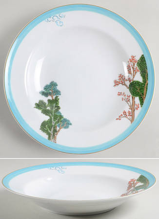 Jardin Celeste 11" Deep Round Platter