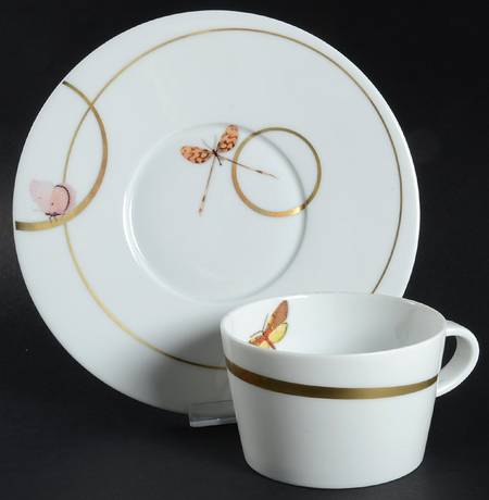 Metamorphoses Flat Cup & Saucer Set