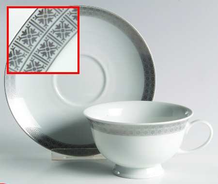 Stellata Footed Cup & Saucer Set