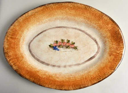 Pompeii 17" Oval Serving Platter