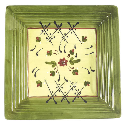 Fleuron Square Salad Plate