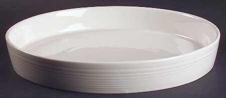 Maze White (Porcelain) 12" Quiche