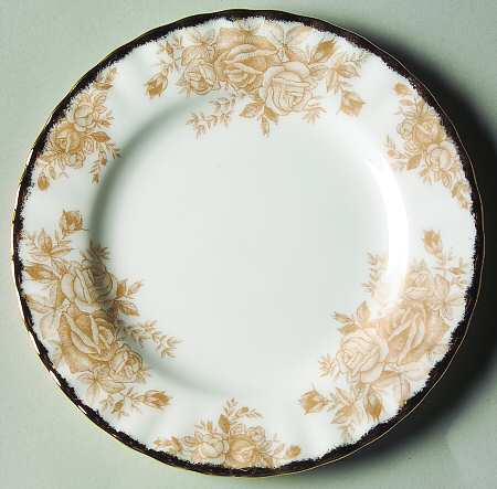 Old Country Roses Gold Bread & Butter Plate