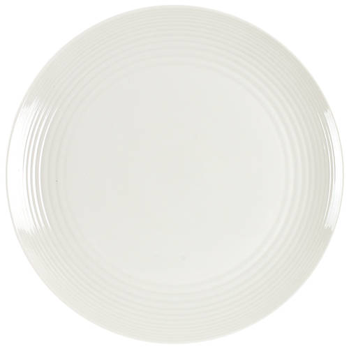 Maze White (Porcelain) 13" Round Platter