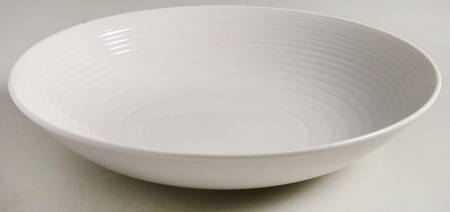 Maze White (Porcelain) 11" Round Serving Bowl