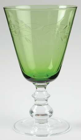 Winter's Garland Glassware Goblet