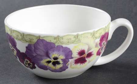 Pansy Cup for Tea for 1