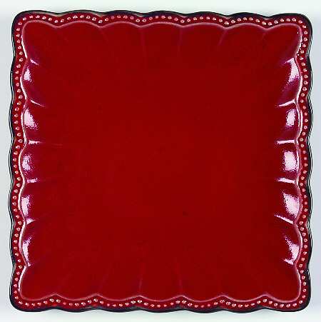 Hobnail Red (Square) by Roscher &amp; Co