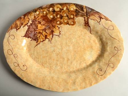 Uva Da Vino 17" Oval Serving Platter