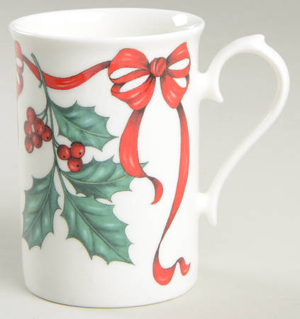 Christmas Ribbon Mug