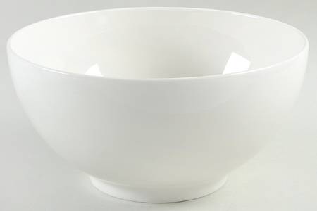 Everytime White 9" Salad Serving Bowl