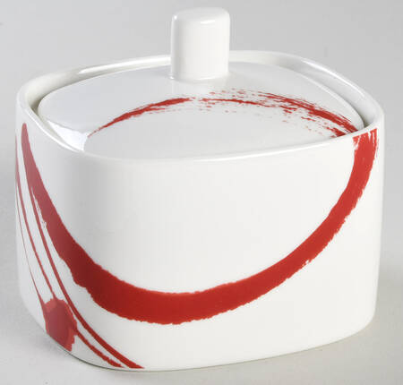 Paint It Red Sugar Bowl & Lid