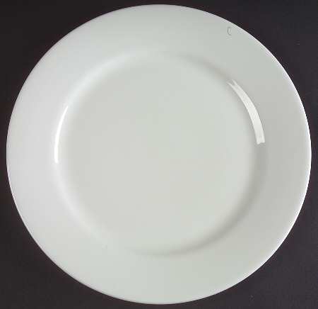Pure Vanilla Luncheon Plate