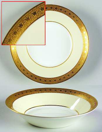 Ambassador Gold (Cream Rim) by Royal Worcester