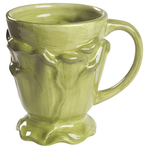 Antique Green Leaf Collection Mug