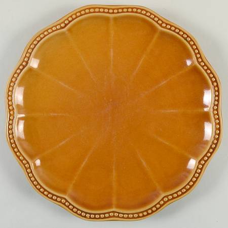 Hobnail Honey Salad Plate