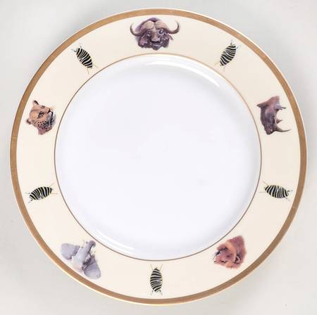 African Big 5 Salad Plate