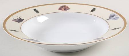 African Big 5 Rim Soup Bowl