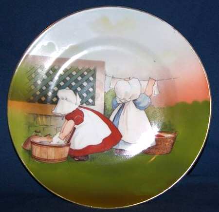 Sunbonnet Babies Salad Plate by Royal Bayreuth