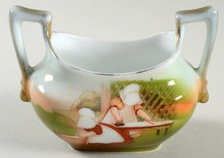 Sunbonnet Babies Open Sugar Bowl by Royal Bayreuth