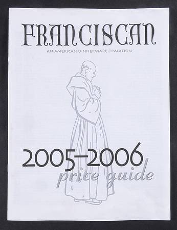 Replacements, Ltd Books Franciscan Book Price Guide