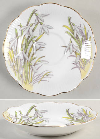Flower of the Month Series Saucer for Footed Cup