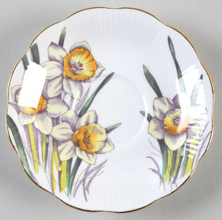 Flower of the Month Series Saucer for Footed Cup