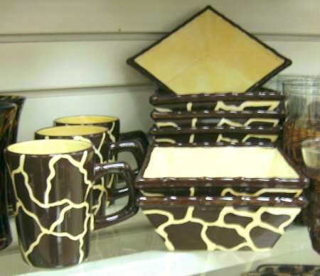Giraffe Square Soup Bowl