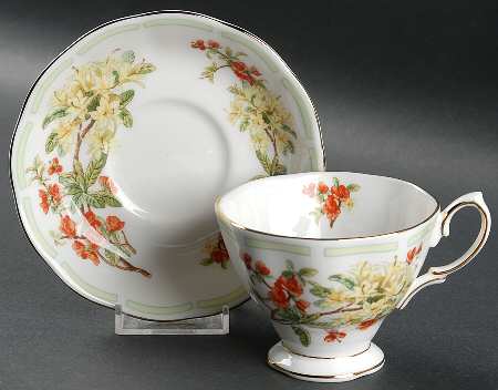 Botanical Teas Footed Cup & Saucer Set