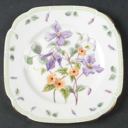 Botanical Teas Square Bread & Butter Plate