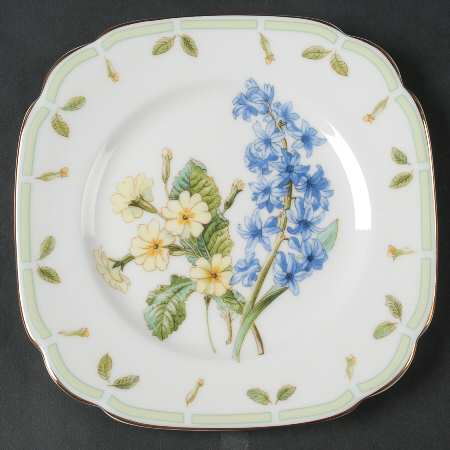 Botanical Teas Square Bread & Butter Plate