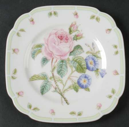 Botanical Teas Square Bread & Butter Plate