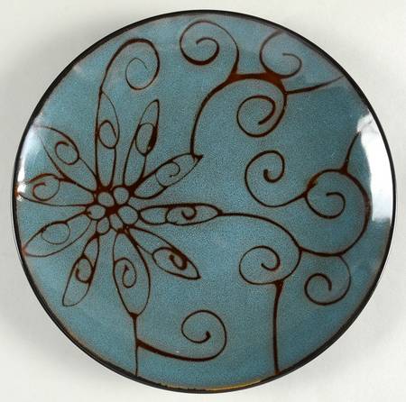 Olivia Blue Salad Plate