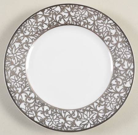 Salamanque Platinum Salad Plate